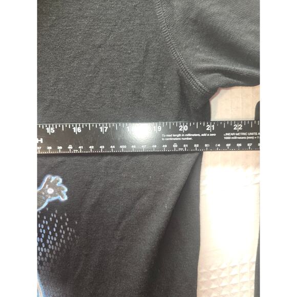 Marvel Sweater Womens Size Large Black Long Sleeve Cowl Neck Drawstring Iron Man - Picture 5 of 8